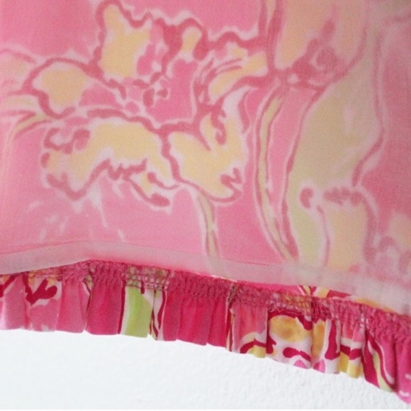 Lily Pulitzer Tulip Floral Ruffle Hem Mini Skirt - Picture 4 of 7